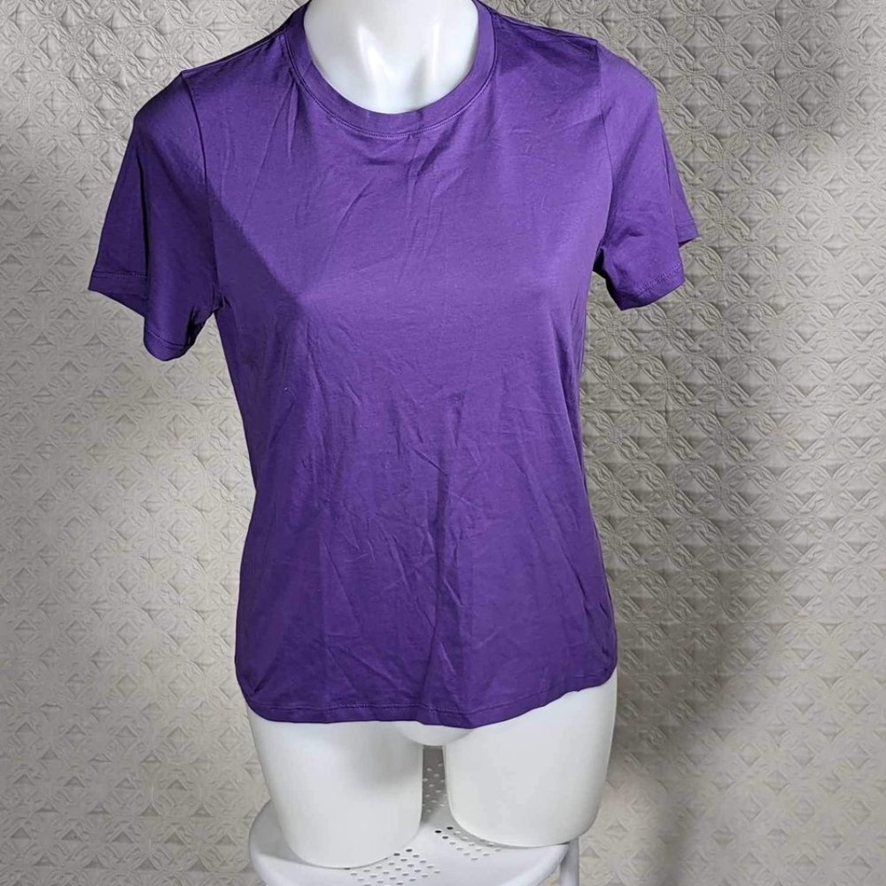 NWT Rebecca Taylor | Purple Essential Short-Sleeve Tee - Women